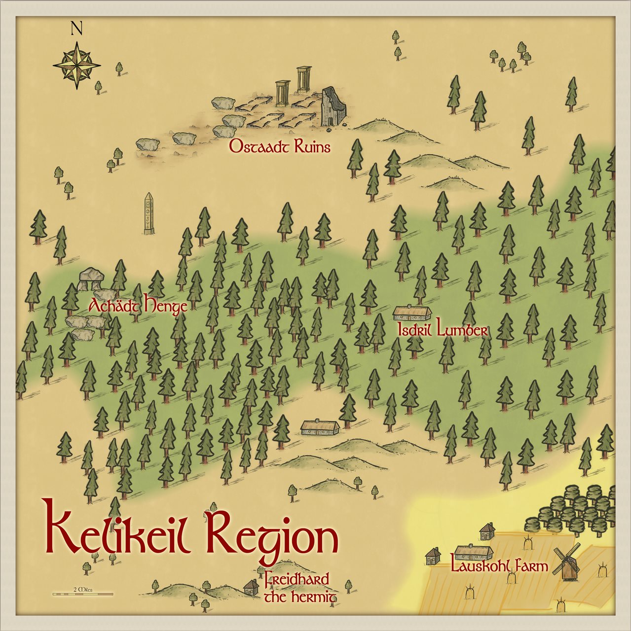 Nibirum Map: kelikeil region by Quenten Walker